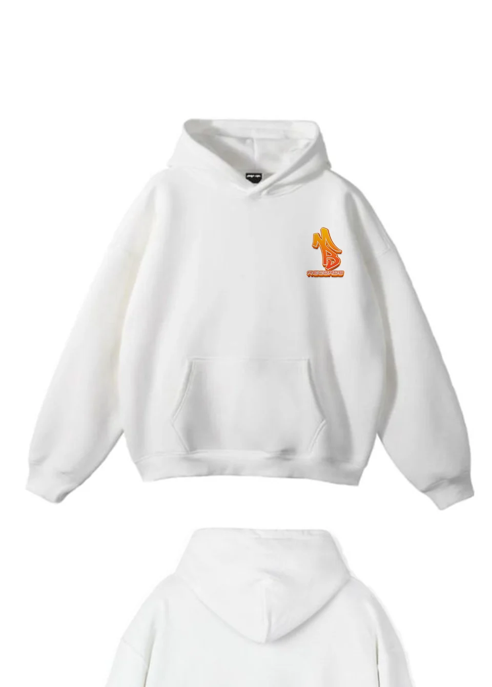 ORG Hoodie — White — Front