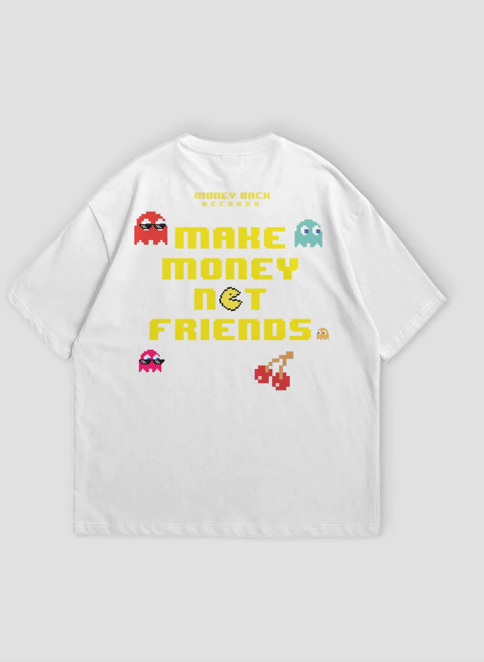 PACMEN T-Shirt — White — Back