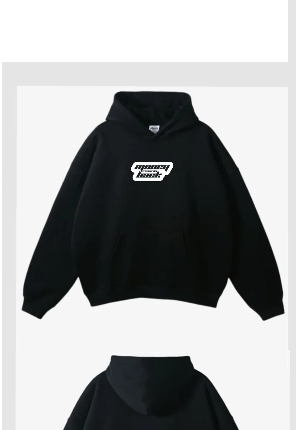 SPEED Hoodie — Black — Front